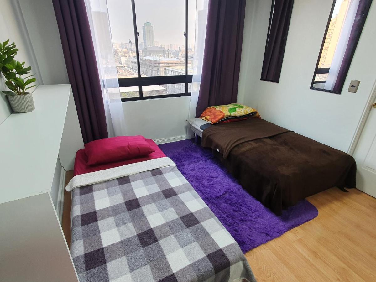 Centrico, Comodo Y Moderno Con Vista Privilegiada Hasta 4Pers Santiago de Chile Exterior foto