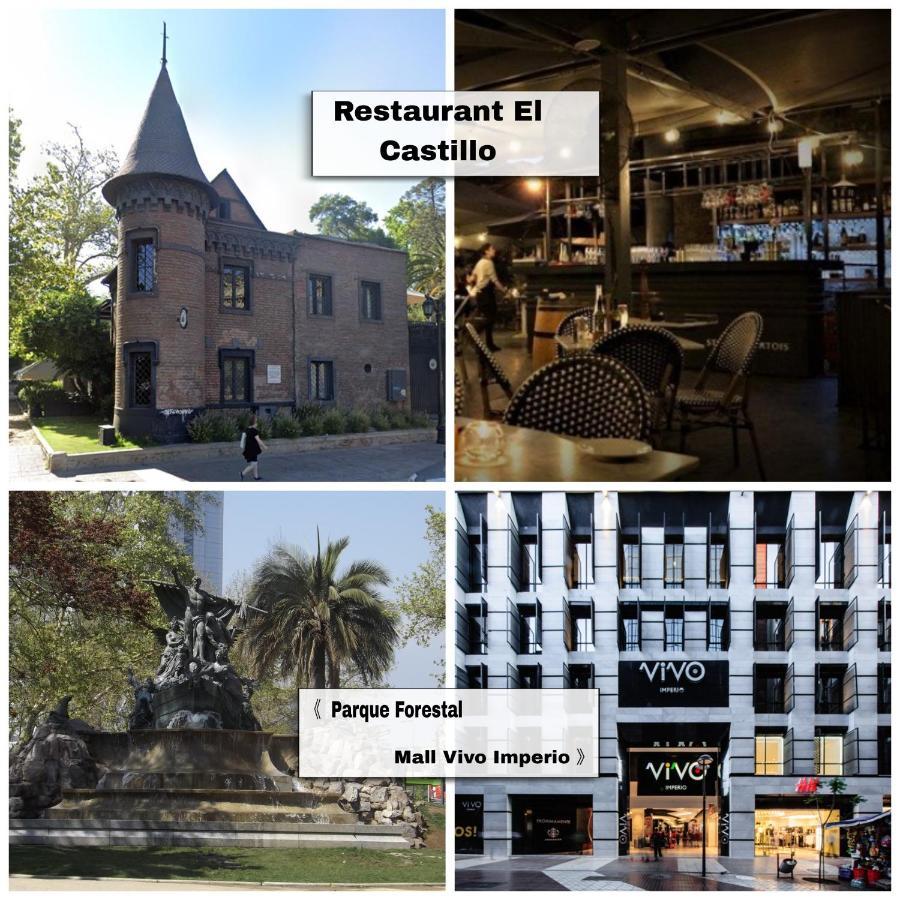 Centrico, Comodo Y Moderno Con Vista Privilegiada Hasta 4Pers Santiago de Chile Exterior foto