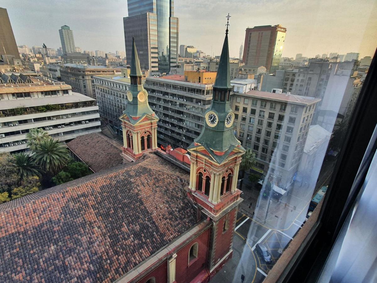 Centrico, Comodo Y Moderno Con Vista Privilegiada Hasta 4Pers Santiago de Chile Exterior foto