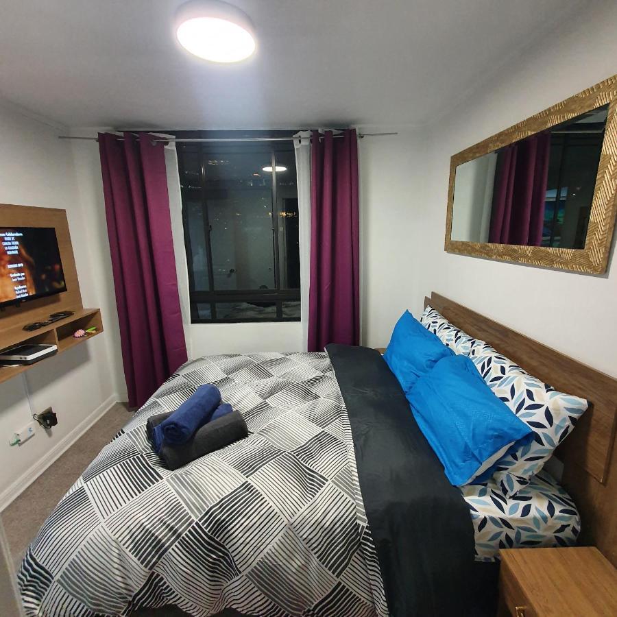 Centrico, Comodo Y Moderno Con Vista Privilegiada Hasta 4Pers Santiago de Chile Exterior foto