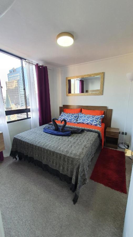 Centrico, Comodo Y Moderno Con Vista Privilegiada Hasta 4Pers Santiago de Chile Exterior foto