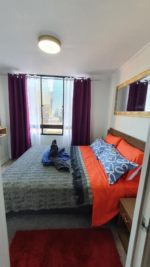 Centrico, Comodo Y Moderno Con Vista Privilegiada Hasta 4Pers Santiago de Chile Exterior foto