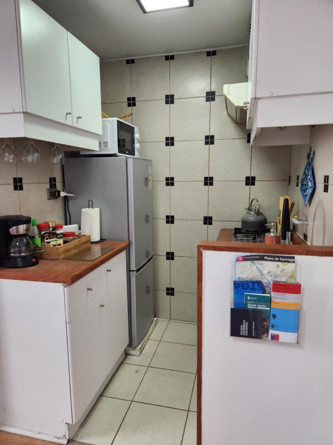 Centrico, Comodo Y Moderno Con Vista Privilegiada Hasta 4Pers Santiago de Chile Exterior foto