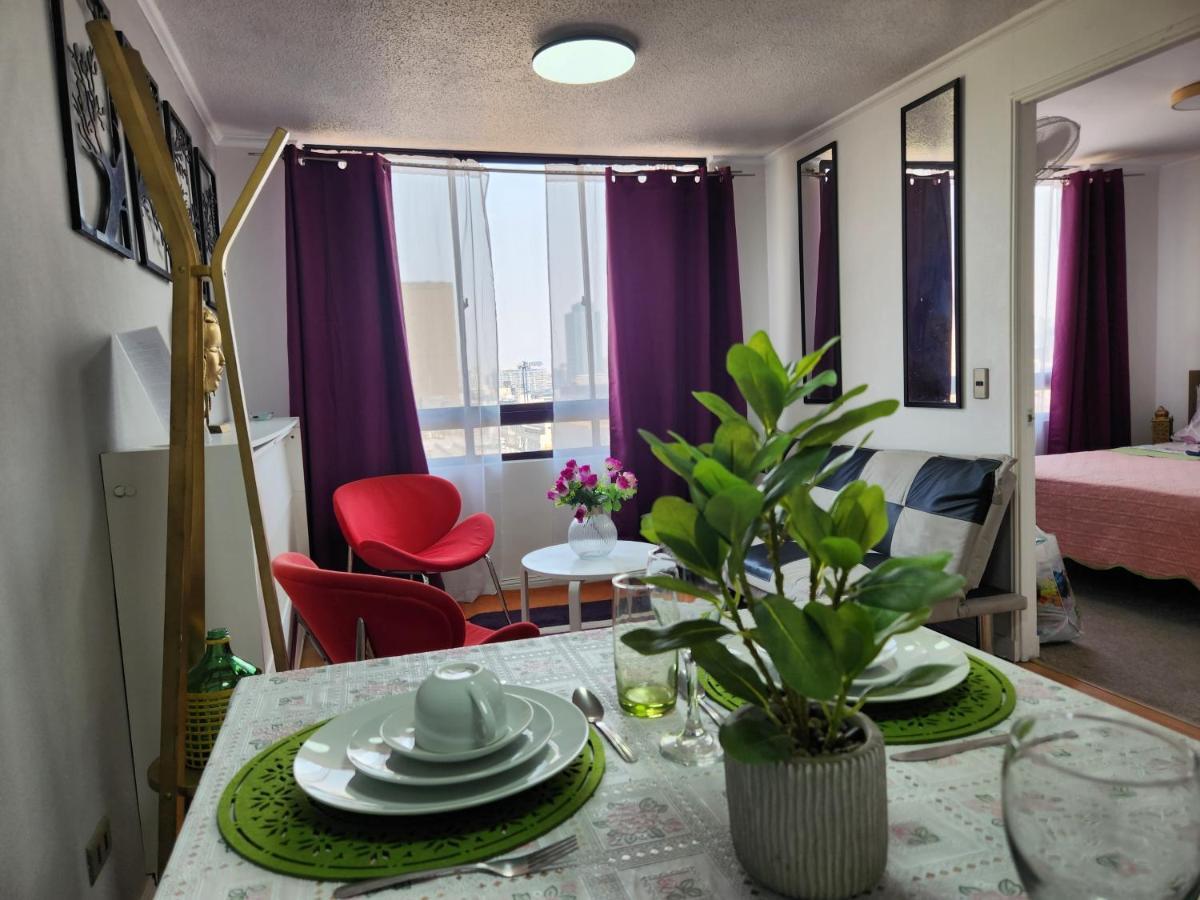Centrico, Comodo Y Moderno Con Vista Privilegiada Hasta 4Pers Santiago de Chile Exterior foto