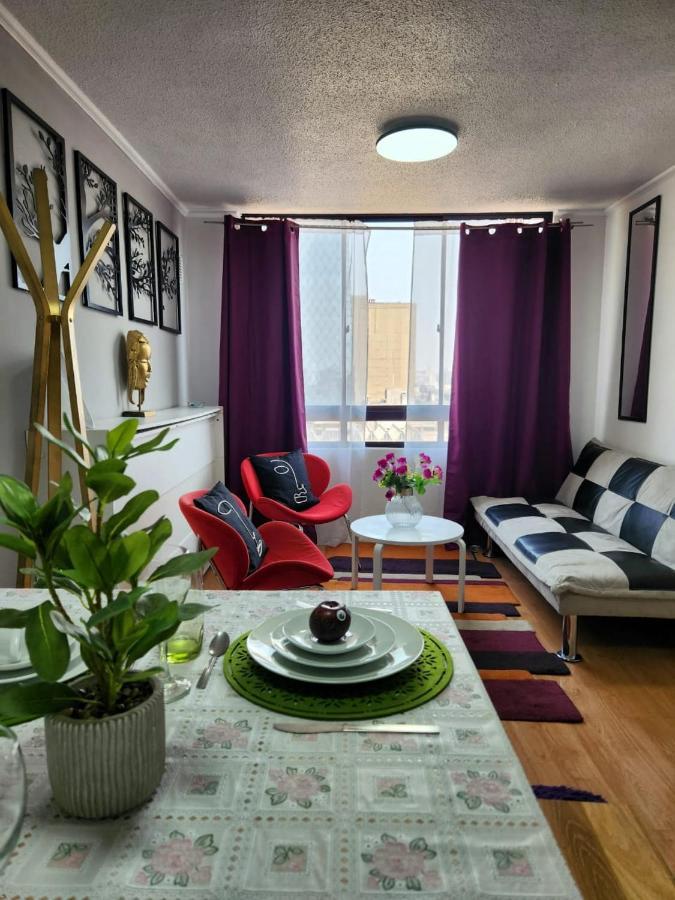 Centrico, Comodo Y Moderno Con Vista Privilegiada Hasta 4Pers Santiago de Chile Exterior foto