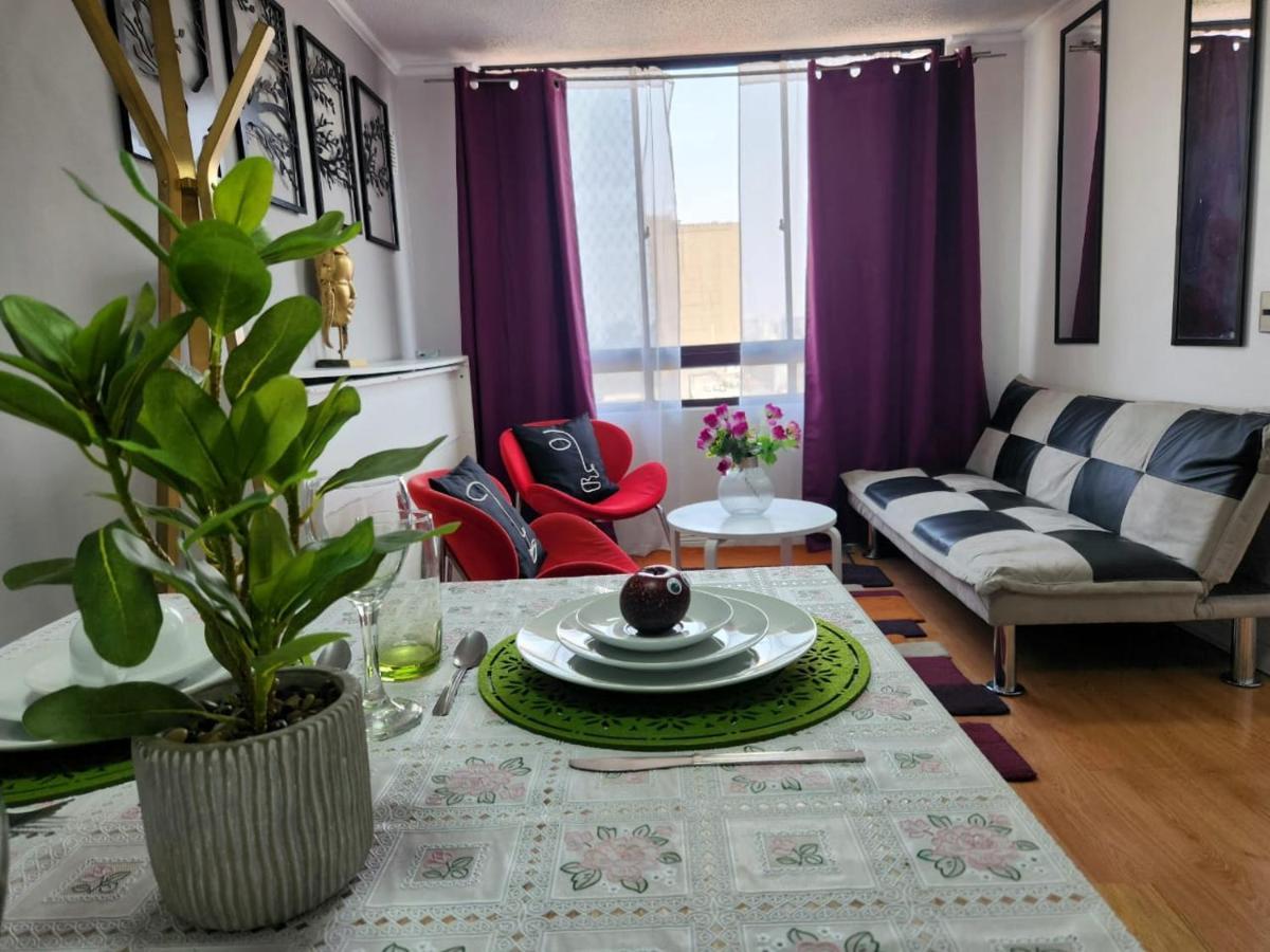 Centrico, Comodo Y Moderno Con Vista Privilegiada Hasta 4Pers Santiago de Chile Exterior foto