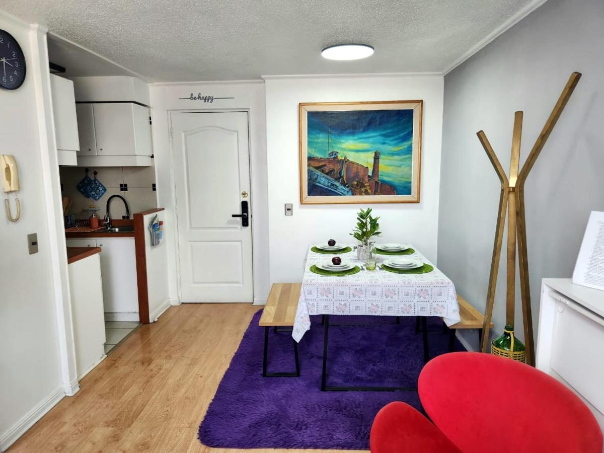 Centrico, Comodo Y Moderno Con Vista Privilegiada Hasta 4Pers Santiago de Chile Exterior foto